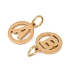26Pcs Hollow 304 Stainless Steel Charms Set STAS-A125-08G-2