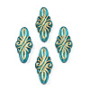Plating Acrylic Beads PACR-N008-029-1