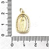 Brass Micro Pave Cubic Zirconia Pendants KK-P336-04G-G-3