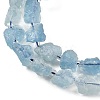Raw Rough Natural Aquamarine Beads Strands G-D101-A13-4