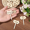 1 Bag Wooden Plant Labels AJEW-CA0004-83B-3