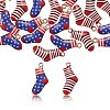 20Pcs 2 Colors Alloy Enamel Christmas Theme Pendants PALLOY-CJ0001-138-7