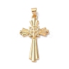 Brass Micro Pave Cubic Zirconia Pendants KK-A212-07A-G-1