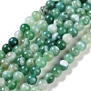 Natural Striped Agate/Banded Agate Beads Strands G-Z060-A01-A01-1