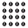 Platinum Plated Alloy Charms LS-ENAM-S118-02I-P-2