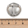 Flat Round 304 Stainless Steel Enamel Finger Rings for Women RJEW-G355-07P-02-5