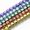 Electroplated Non-magnetic Synthetic Hematite Beads Strands G-S365-003A-1