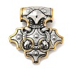 Ion Plating(IP) Viking 304 Stainless Steel Pendants STAS-D014-08AG-2