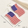 American Flag Earrings for Independence Day Celebration Party Wear Accessories BG2172-2-1