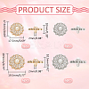 24Pcs 4 Style Zinc Alloy Rhinestone Shank Buttons FIND-FG0002-91-2