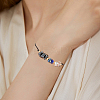 2Pcs 2 Styles Natural Quartz & Lapis Lazuli & Amethyst & Smokey Quartz & Rose Quartz & Synthetic Hematite  Bead Braided Bead Bracelets BJEW-FH0001-06A-6
