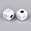 Opaque Acrylic Beads SACR-T035-03F-3