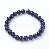 Natural Blue Tiger Eye Beads Strands X-G-G099-8mm-13-2