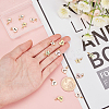16Pcs 2 Style Real 18K Gold Plated Brass Enamel Charms KK-FH0002-11-2