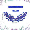 Flower Pattern Rhinstone Appliques AJEW-FG0002-40C-2