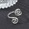 304 Stainless Steel Cuff Open Rings RJEW-D357-04P-5