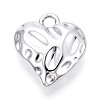 Textured Acrylic Pendants OACR-T030-33A-1