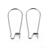 Tarnish Resistant 304 Stainless Steel Hoop Earring Findings X-STAS-P223-01P-03-1