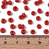 6/0 Baking Paint Glass Round Seed Beads SEED-S036-01C-15-4