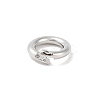 Brass Locking Jump Rings KK-S369-01P-02-1