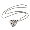 201 Stainless Steel Religion Pendant Necklaces NJEW-Z058-05P-4
