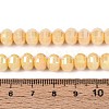 Anti-Tarnish Electroplate Glass Beads Strands GLAA-T025-8mm-19E-4