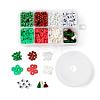 3 Colors 1155Pcs DIY Christmas Theme Stretch Bracelets Making Kits DIY-LS0001-22B-1