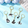 Alloy Enamel Pendant Keychains KEYC-JKC01247-1