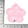 Spray Painted Alloy and Enamel Big Pendants PALLOY-T092-80F-3
