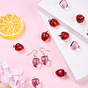 12Pcs 2 Colors Transparent Korea Acrylic Pendants OACR-YW0002-10-4