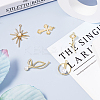 12Pcs 6 Style Alloy Pendants FIND-CW0001-15-6