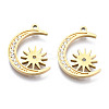 316 Surgical Stainless Steel Pendants STAS-N097-037-2