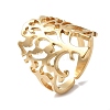 201 Stainless Steel Open Cuff Rings for Women LS-RJEW-M020-08G-1-1