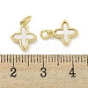 Brass with Sea Shell Charms KK-Q820-15G-3