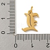 Ion Plating(IP) 304 Stainless Steel Charms STAS-I010-01G-L-3