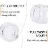 Glass Portable Cream Jar MRMJ-WH0001-15-3