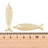 Brass Pendants KK-P353-11G-04-2