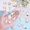 20Pcs 4 Style Cartoon Alloy Enamel Pendants ENAM-SZ0003-29-3