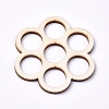 Wood Cabochons X-WOOD-TAC0003-35-1