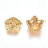 Tibetan Style Bead Caps TIBEB-A24621-G-LF-2