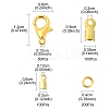 50Pcs Zinc Alloy Lobster Claw Clasps DIY-YW0007-54G-3
