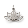 304 Stainless Steel Charms STAS-M119-03P-1