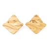 Ion Plating(IP) 304 Stainless Steel Stud Earrings for Women EJEW-L272-030G-02-1