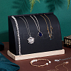 Wood Slant Back Necklaces Storage Rack NDIS-WH0001-16D-5