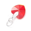 10Pcs 10 Colors Glass Pendants PALLOY-JF04543-5