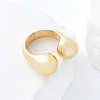 304 Stainless Steel Cuff Open Rings RY3631-6-2