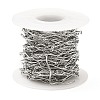 Non-Tarnish 304 Stainless Steel Link Chains STAS-D084-35P-1