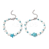 2Pcs 2 Styles Shell Beaded Bracelets BJEW-TA00586-01-2