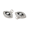 Brass Micro Pave Cubic Zirconia Pendants KK-E068-VB080-2-3