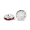Brass Rhinestone Spacer Beads RB-A014-L12mm-S-2